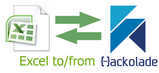 Data model Excel import export